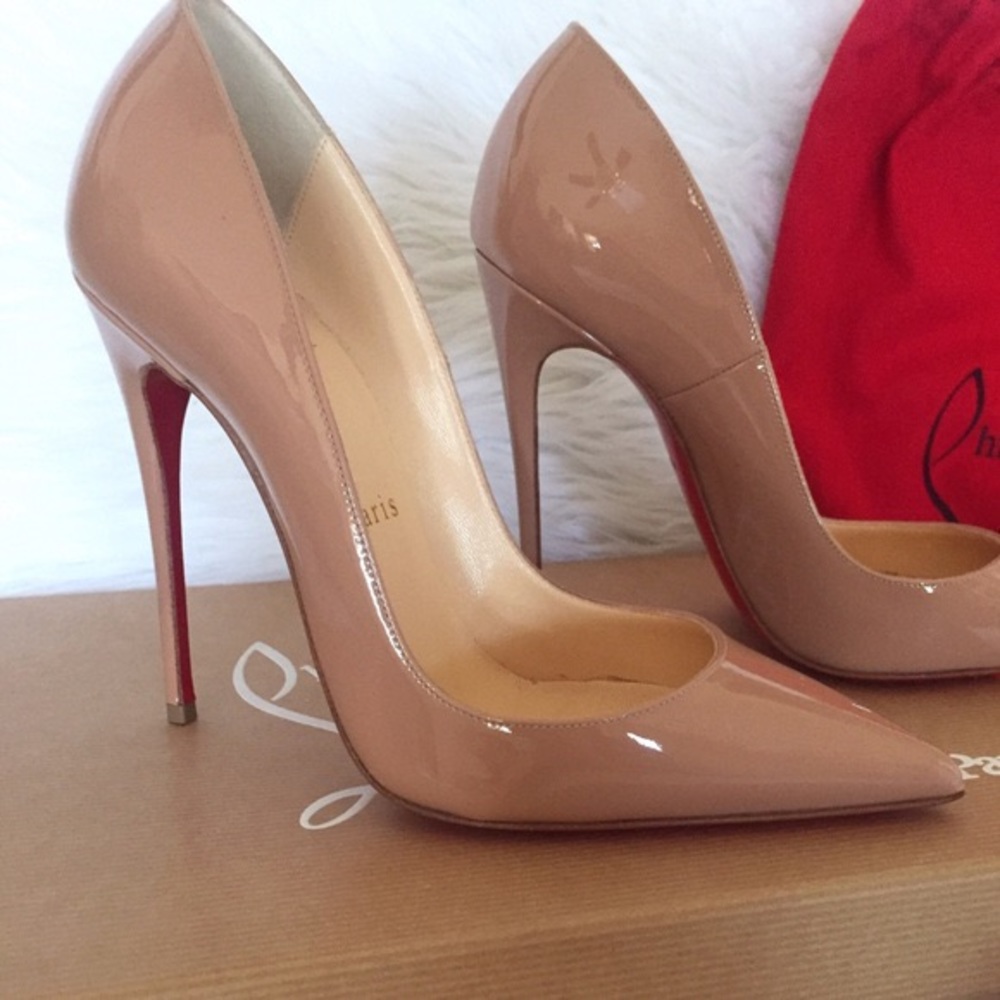 Christian Louboutin 'So Kate' 120MM Nude Sz. 42